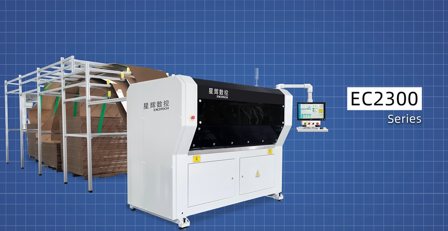 Máquina para fabricar cajas Excitech CNC 2300, ¡soluciones de embalaje inteligentes!