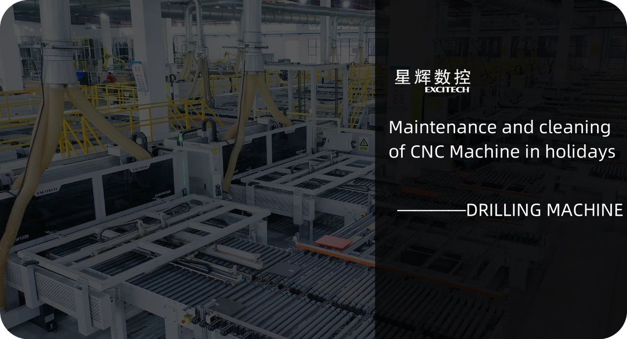 Mantenimiento y limpieza de Taladro CNC en vacaciones.