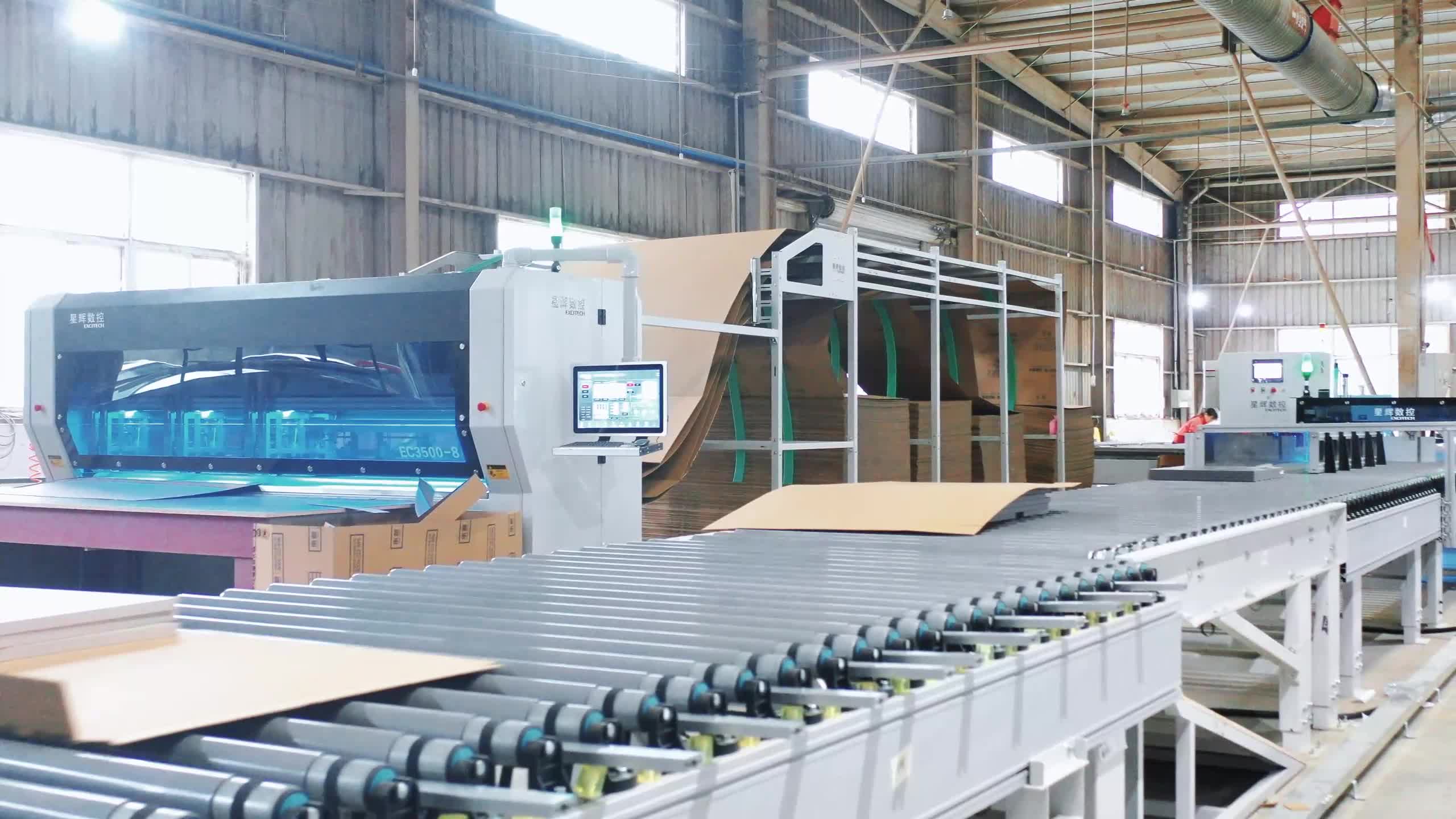Compartir el caso del proyecto Excitech CNC Sichuan Chengdu Impression Packaging Line.