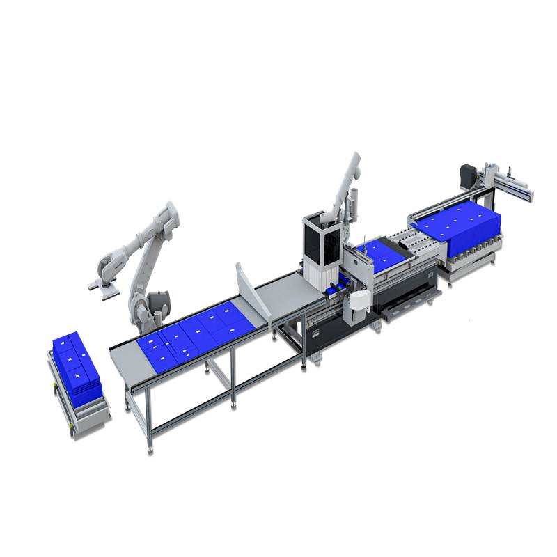 Unidad de anidamiento de fábrica de muebles inteligente CNC