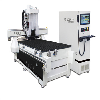 Máquina anidada CNC con doble estación de trabajo para corte de tableros de madera