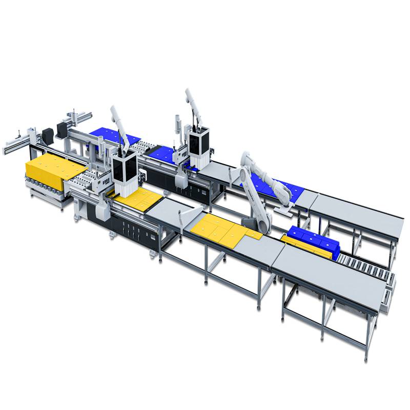 Unidad de anidación de fábrica de muebles de madera CNC