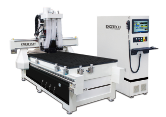 Máquina CNC para trabajar la madera Máquina perforadora y cortadora de doble proceso