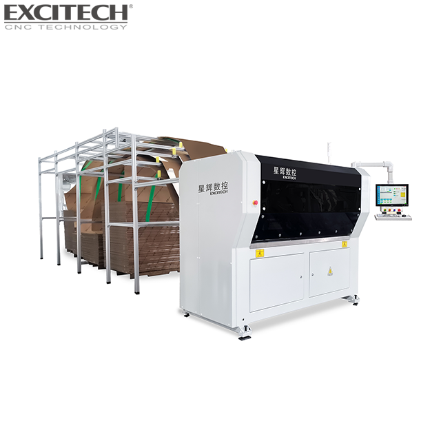 Empaquetear y cortar la máquina de cortar cartón