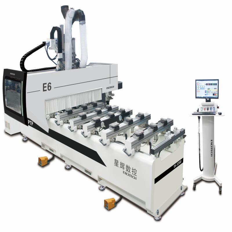 Enrutador CNC PTP para taladrado y fresado de carpintería