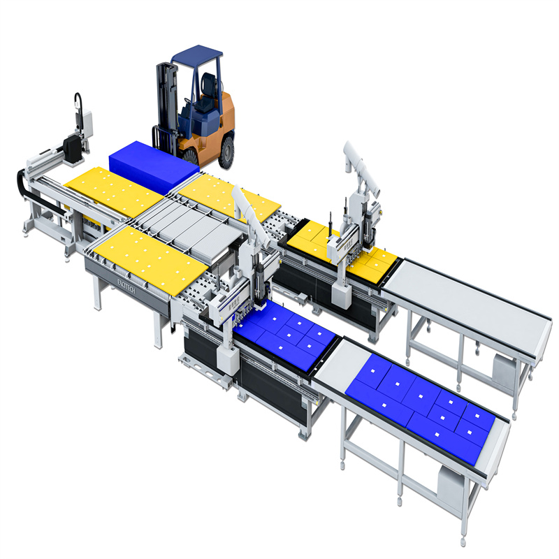 Célula anidada de fábrica de muebles inteligentes